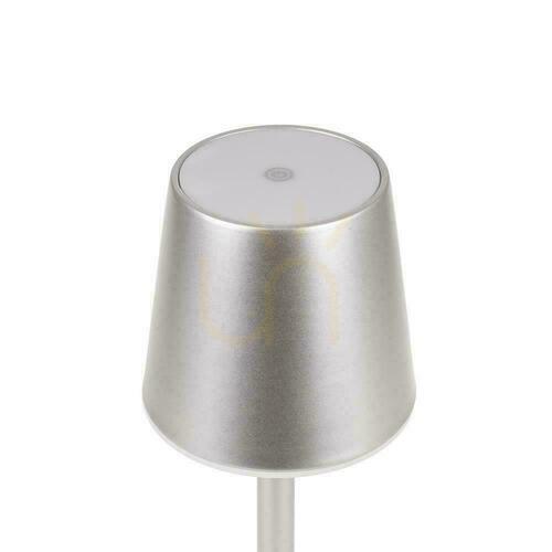 Jelölje be V-TAC 3W LED töltés Dimmelhető éjjeli lámpa szürke VT-7703 4000K 70lm.