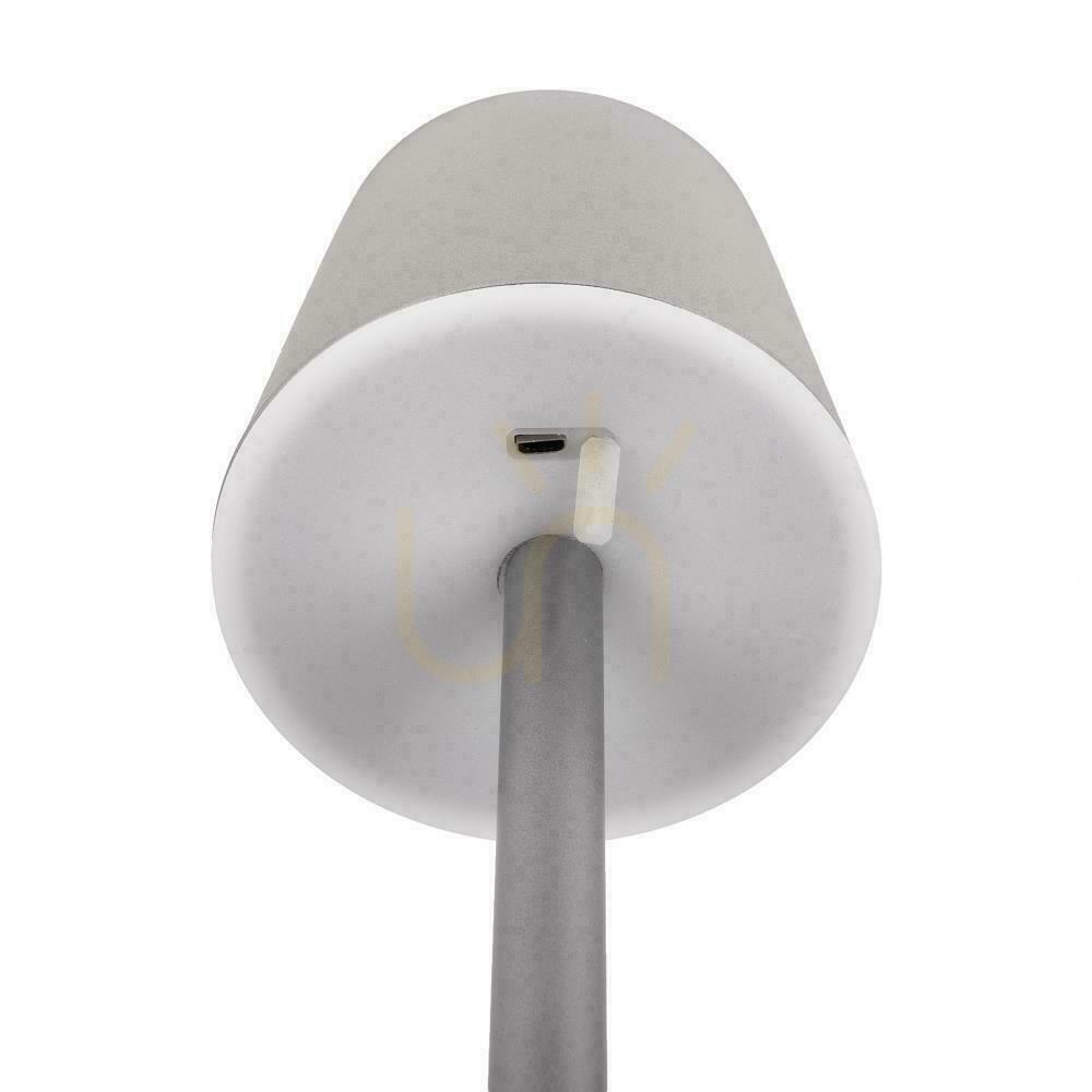 Előnézet V-TAC 3W LED töltés Dimmelhető éjjeli lámpa szürke VT-7703 4000K 70lm. V-TAC 3W LED töltés Dimmelhető éjjeli lámpa szürke VT-7703 4000K 70lm.
