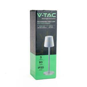 V-TAC 3W LED töltés Dimmelhető éjjeli lámpa szürke VT-7703 4000K 70lm. 5 V-TAC 3W LED töltés Dimmelhető éjjeli lámpa szürke VT-7703 4000K 70lm. small 5