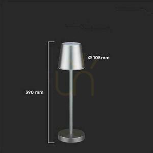V-TAC 3W LED töltés Dimmelhető éjjeli lámpa szürke VT-7703 4000K 70lm. 6 V-TAC 3W LED töltés Dimmelhető éjjeli lámpa szürke VT-7703 4000K 70lm. small 6