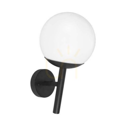Jelölje be V-TAC E27 Sphere kerti lámpatest Upward Kinkiet Black MAT VT-1224 3 év garancia
