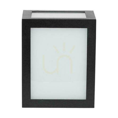 Jelölje be Fekete, négyzetes V-TAC VT-822 LED fali lámpa 12 W 3000 K 1350 lm IP65