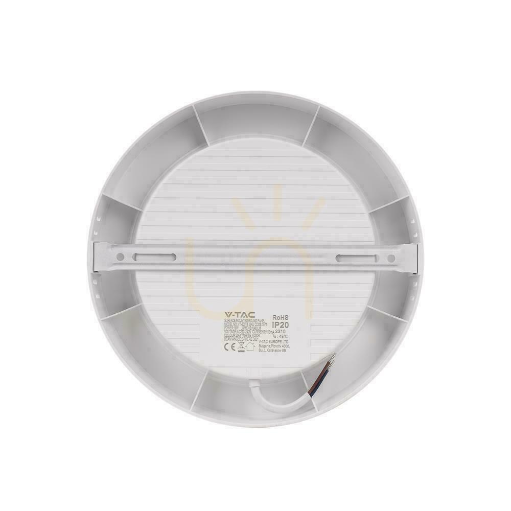 Kilátás V-TAC felszíni LED Panel Premium Downlight 18W kerek fi215 VT-60018 6500K 1980lm. V-TAC felszíni LED Panel Premium Downlight 18W kerek fi215 VT-60018 6500K 1980lm.