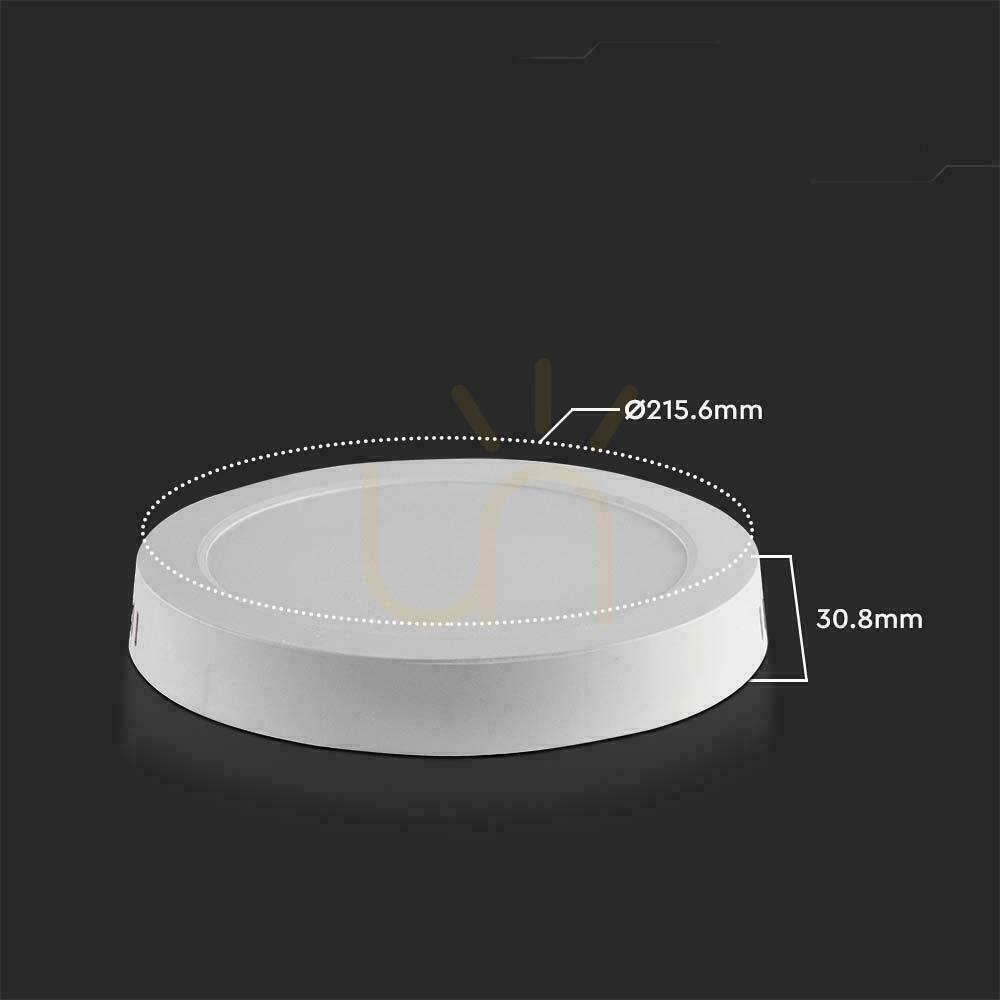 Kijelző V-TAC felszíni LED Panel Premium Downlight 18W kerek fi215 VT-60018 6500K 1980lm. V-TAC felszíni LED Panel Premium Downlight 18W kerek fi215 VT-60018 6500K 1980lm.