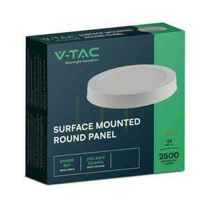 V-TAC felszíni LED Panel Premium Downlight 24W kerek fi290 VT-60024 3000K 2500lm. 2 V-TAC felszíni LED Panel Premium Downlight 24W kerek fi290 VT-60024 3000K 2500lm. small 2