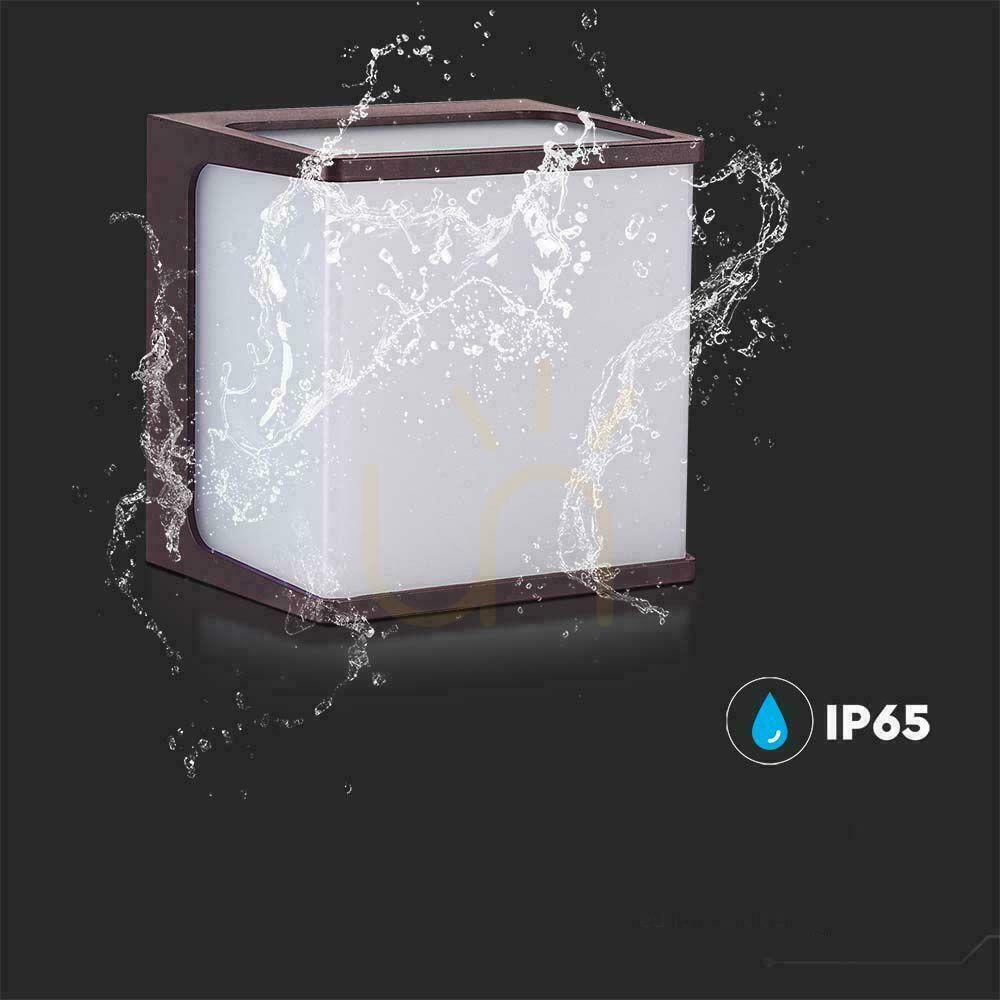 Előadás V-TAC VT-708 barna LED kültéri fali lámpatest 8 W 4000 K IP65 V-TAC VT-708 barna LED kültéri fali lámpatest 8 W 4000 K IP65