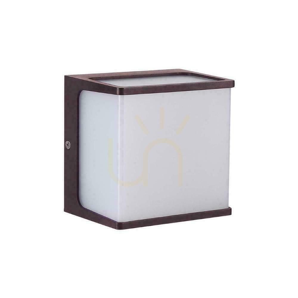 Jelölje be V-TAC VT-708 barna LED kültéri fali lámpatest 8 W 4000 K IP65 V-TAC VT-708 barna LED kültéri fali lámpatest 8 W 4000 K IP65