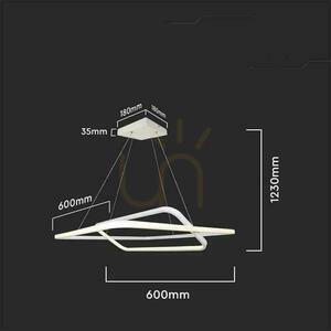 V-TAC 48W LED-es függesztett lámpatest Dimmelhető fehér VT-7909 3000K 5150lm 3 V-TAC 48W LED-es függesztett lámpatest Dimmelhető fehér VT-7909 3000K 5150lm small 3