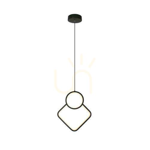 Jelölje be V-TAC 12W LED függesztett lámpatest Fekete VT-7917 3000K 1300lm