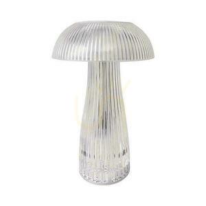 V-TAC 1W LED éjjeliszekrény asztali lámpa 25cm USB töltés Dimmelhető átlátszó VT-1040 3000K-6000K 50lm small 0