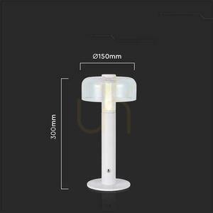 V-TAC 1W LED éjjeliszekrény asztali lámpa 30cm USB töltés Dimmelhető fehér VT-1049 3000K 100lm small 2