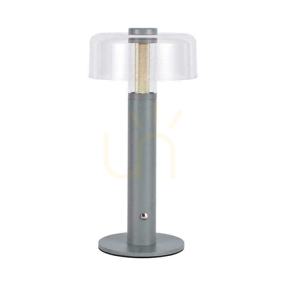 Jelölje be V-TAC 1W LED éjjeliszekrény asztali lámpa 30cm USB töltés Dimmelhető szürke VT-1049 3000K 100lm V-TAC 1W LED éjjeliszekrény asztali lámpa 30cm USB töltés Dimmelhető szürke VT-1049 3000K 100lm