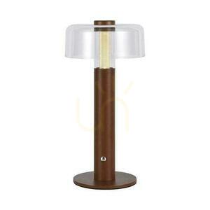 V-TAC 1W LED éjjeliszekrény asztali lámpa 30cm USB töltés Dimmelhető barna VT-1049 3000K 100lm. small 0
