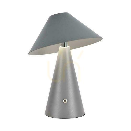Jelölje be Szürke hordozható V-TAC VT-1051 7949 LED asztali lámpa 3 W 200 lm USB-C