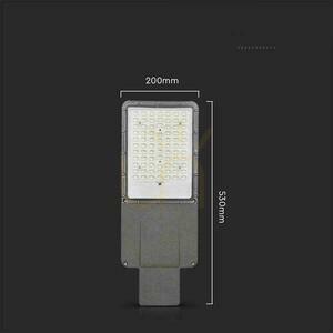 V-TAC BRIDGELUX CHIP Solar LED utcai lámpa IP65 Pilot LiFePO4 panel 70W VT-15300ST 6500K 3500lm 70W VT-15300ST 6500K 3500lm small 1