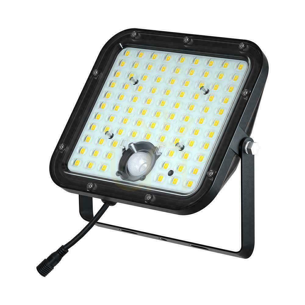 Kilátás V-TAC 30W IP65 napelemes LED projektor, távoli időzítő, LiFePo 6.4V 6000mA fekete VT-432 6400K 4800lm 3 év garancia 3 év garancia V-TAC 30W IP65 napelemes LED projektor, távoli időzítő, LiFePo 6.4V 6000mA fekete VT-432 6400K 4800lm 3 év garancia 3 év garancia