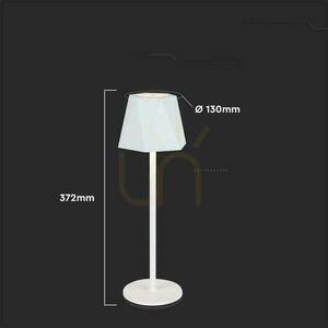 V-TAC 4W LED-es éjjeliszekrény asztali lámpa 37cm USB töltés Dimmelhető fehér VT-1034 3000K-6000k 150lm 4 V-TAC 4W LED-es éjjeliszekrény asztali lámpa 37cm USB töltés Dimmelhető fehér VT-1034 3000K-6000k 150lm small 4