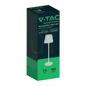 V-TAC 4W LED-es éjjeliszekrény asztali lámpa 37cm USB töltés Dimmelhető fehér VT-1034 3000K-6000k 150lm 5 V-TAC 4W LED-es éjjeliszekrény asztali lámpa 37cm USB töltés Dimmelhető fehér VT-1034 3000K-6000k 150lm small 5