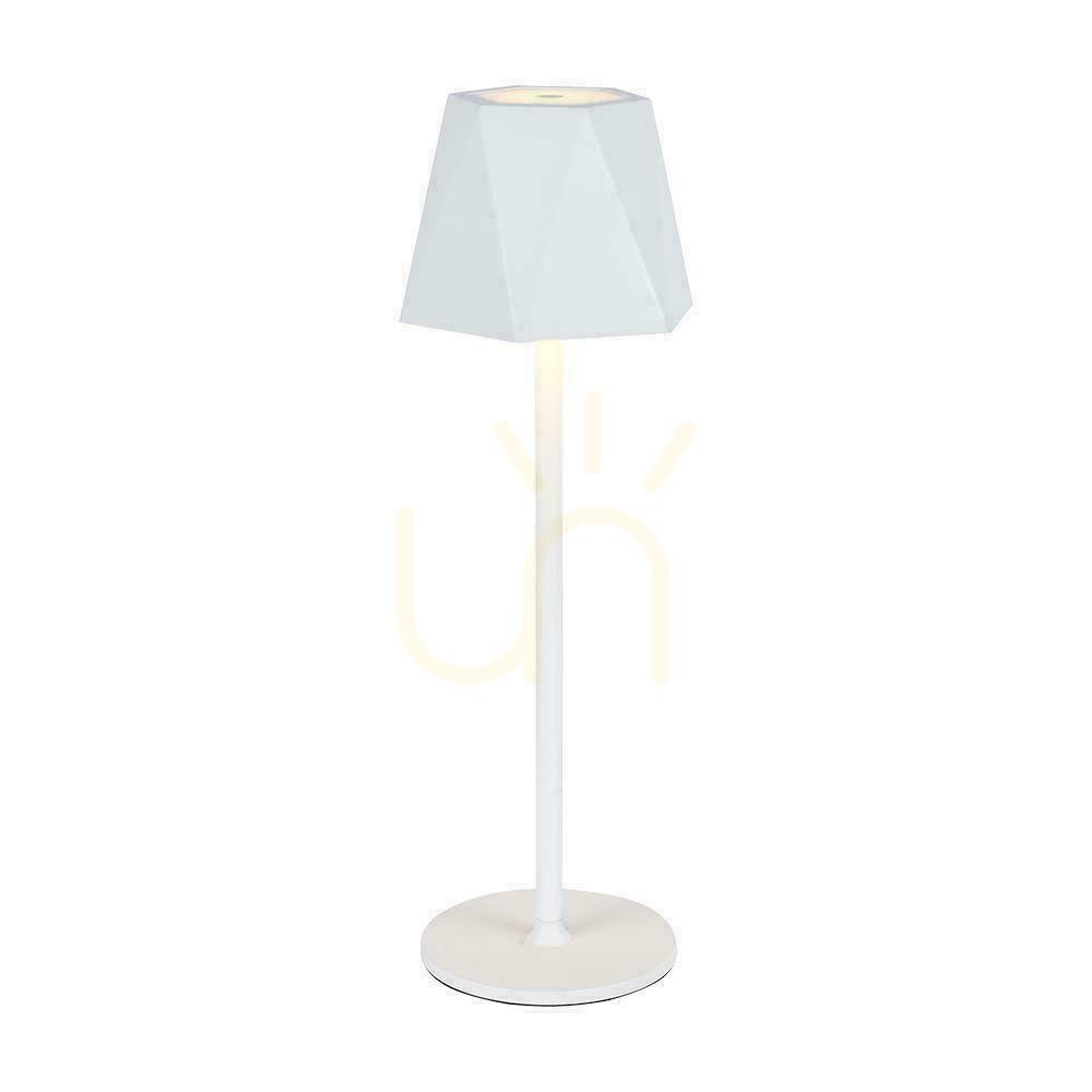 Jelölje be V-TAC 4W LED-es éjjeliszekrény asztali lámpa 37cm USB töltés Dimmelhető fehér VT-1034 3000K-6000k 150lm V-TAC 4W LED-es éjjeliszekrény asztali lámpa 37cm USB töltés Dimmelhető fehér VT-1034 3000K-6000k 150lm