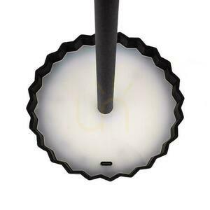 V-TAC 4W LED-es éjjeliszekrény asztali lámpa 37cm USB töltés Dimmelhető fekete VT-1028 3000K-6000K 150lm small 2