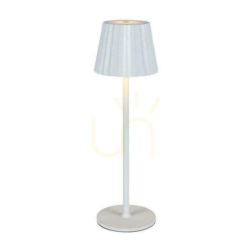 Jelölje be V-TAC 4W LED éjjeliszekrény asztali lámpa 37cm USB töltés Dimmelhető fehér VT-1028 3000K-6000K 150lm