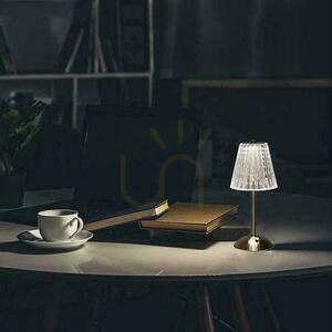 V-TAC 3W LED 29cm-es asztali éjszakai lámpa USB töltés Dimmelhető homokbarna VT-1033 3000K-6000K 210lm 3000K-6000K 210lm small 5