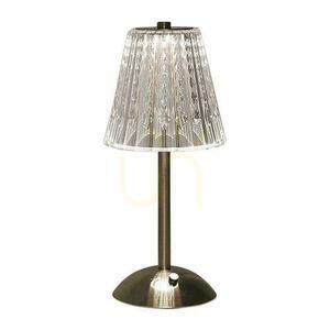 V-TAC 3W LED 29cm-es asztali éjszakai lámpa USB töltés Dimmelhető homokbarna VT-1033 3000K-6000K 210lm 3000K-6000K 210lm small 0
