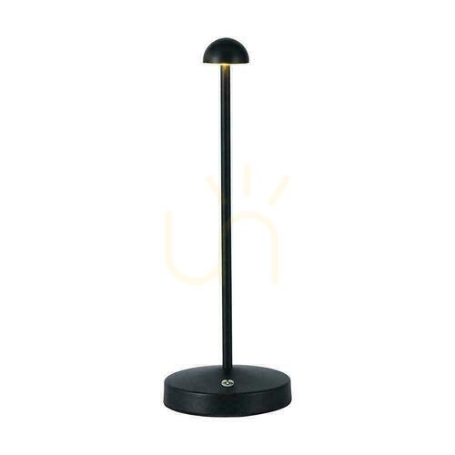 Jelölje be V-TAC 3W LED 29cm-es asztali éjszakai lámpa USB töltés Dimmelhető fekete VT-1073 3000K-6000K 130lm.