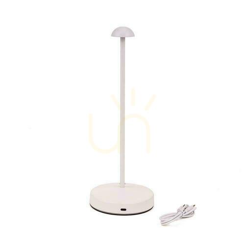 Jelölje be V-TAC VT-1073 LED asztali lámpa, 1,6 W, fehér, fényerőszabályozható, akkumulátoros