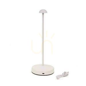 V-TAC VT-1073 LED asztali lámpa, 1,6 W, fehér, fényerőszabályozható, akkumulátoros small 1