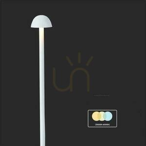 V-TAC VT-1073 LED asztali lámpa, 1,6 W, fehér, fényerőszabályozható, akkumulátoros small 4