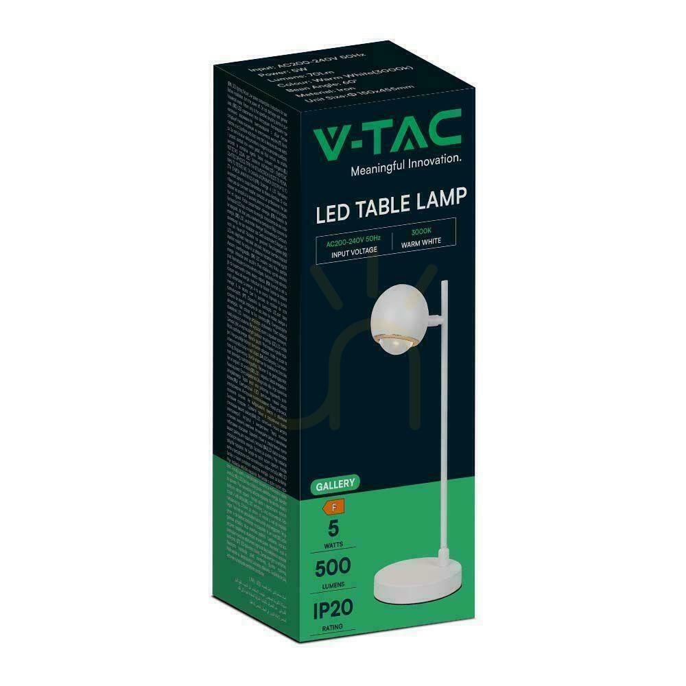 Jelölje be V-TAC 6W LED éjjeli lámpa 45cm fehér VT-7506 3000K 500lm. V-TAC 6W LED éjjeli lámpa 45cm fehér VT-7506 3000K 500lm.