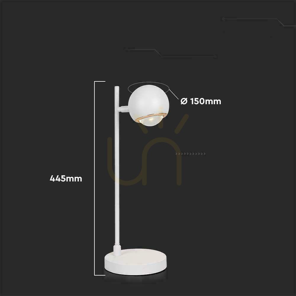 Kilátás V-TAC 6W LED éjjeli lámpa 45cm fehér VT-7506 3000K 500lm. V-TAC 6W LED éjjeli lámpa 45cm fehér VT-7506 3000K 500lm.