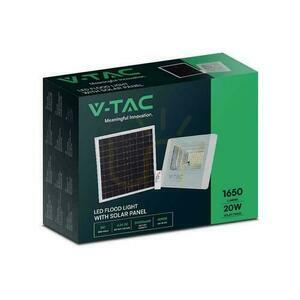 V-TAC 20W fehér IP65 napelemes LED projektor, távirányító, időzítő VT-60W 4000K 1650lm. 3 V-TAC 20W fehér IP65 napelemes LED projektor, távirányító, időzítő VT-60W 4000K 1650lm. small 3