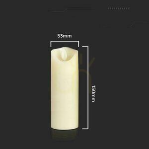 LED V-TAC gyertya 53x150mm VT-7568 2700K small 5