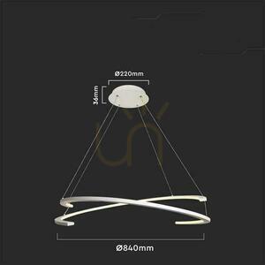 V-TAC LED függesztett lámpatest 48W 80x120cm Dimmelhető VT-7908 4000K 5150lm small 1