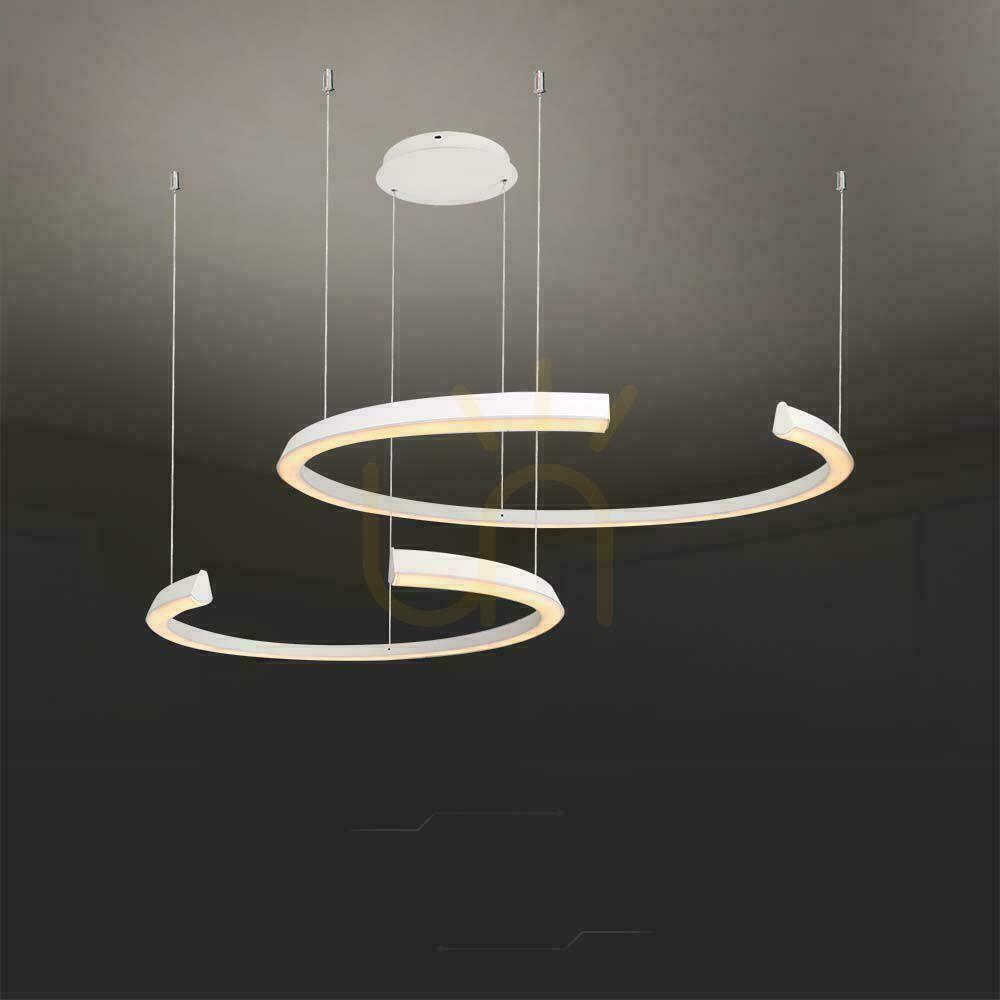 Kijelző V-TAC 48W LED-es függesztett lámpatest Dimmelhető fehér VT-7914 3000K 5150lm V-TAC 48W LED-es függesztett lámpatest Dimmelhető fehér VT-7914 3000K 5150lm