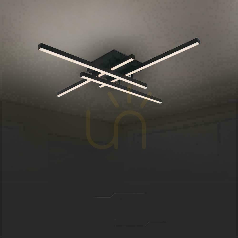 Kijelző V-TAC 38W LED mennyezeti lámpatest fekete VT-7915 3000K 4100lm. V-TAC 38W LED mennyezeti lámpatest fekete VT-7915 3000K 4100lm.