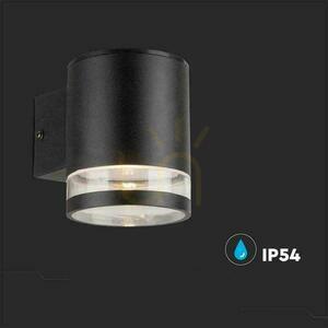 V-TAC 1W LED fekete IP54 VT-1139 3000K 70lm napelemes kerti fali lámpa 3 év garancia small 3