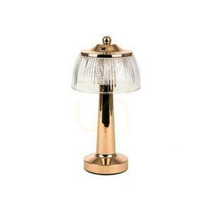 V-TAC 1W LED 26cm-es asztali éjjeli lámpa USB töltés Dimmelhető arany VT-1048 3000K-6000K 55lm. small 3
