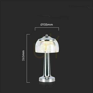 V-TAC VT-1048 LED asztali lámpa 1W USB szabályozható króm 3000–6000K 5 V-TAC VT-1048 LED asztali lámpa 1W USB szabályozható króm 3000–6000K small 5