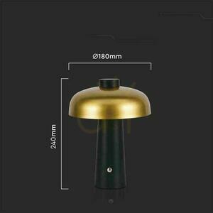V-TAC 3W LED éjjeliszekrény asztali lámpa 24cm USB töltés Dimmelhető arany VT-1050 3000K-6000K 200lm 2 V-TAC 3W LED éjjeliszekrény asztali lámpa 24cm USB töltés Dimmelhető arany VT-1050 3000K-6000K 200lm small 2