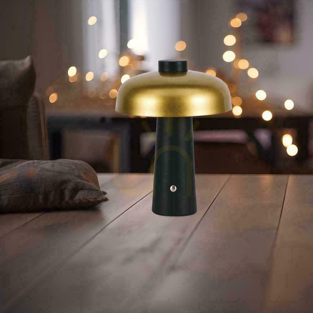 Jelölje be V-TAC 3W LED éjjeliszekrény asztali lámpa 24cm USB töltés Dimmelhető arany VT-1050 3000K-6000K 200lm V-TAC 3W LED éjjeliszekrény asztali lámpa 24cm USB töltés Dimmelhető arany VT-1050 3000K-6000K 200lm