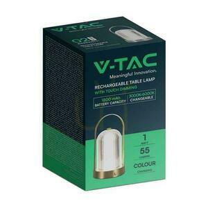 V-TAC 1W LED éjjeliszekrény asztali lámpa 22cm USB töltés Dimmelhető arany VT-1057 3000K-6000K 55lm 3 V-TAC 1W LED éjjeliszekrény asztali lámpa 22cm USB töltés Dimmelhető arany VT-1057 3000K-6000K 55lm small 3