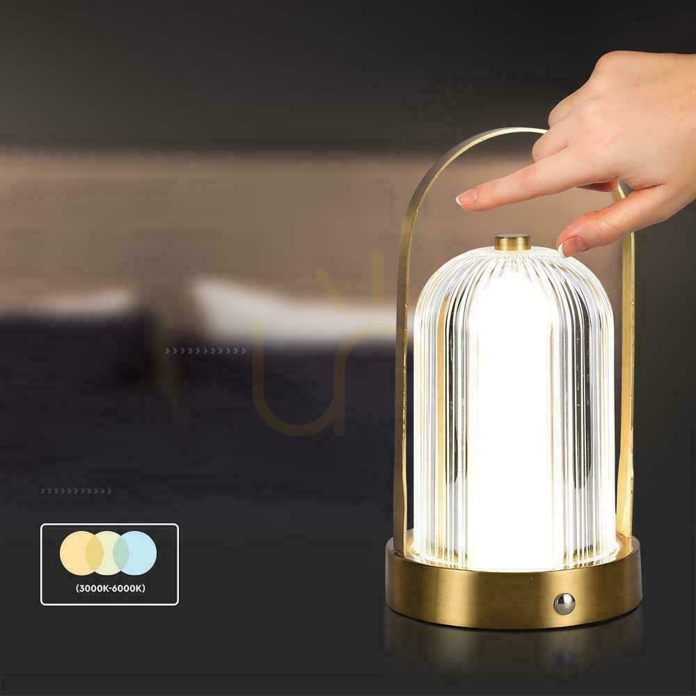 Jelölje be V-TAC 1W LED éjjeliszekrény asztali lámpa 22cm USB töltés Dimmelhető arany VT-1057 3000K-6000K 55lm V-TAC 1W LED éjjeliszekrény asztali lámpa 22cm USB töltés Dimmelhető arany VT-1057 3000K-6000K 55lm
