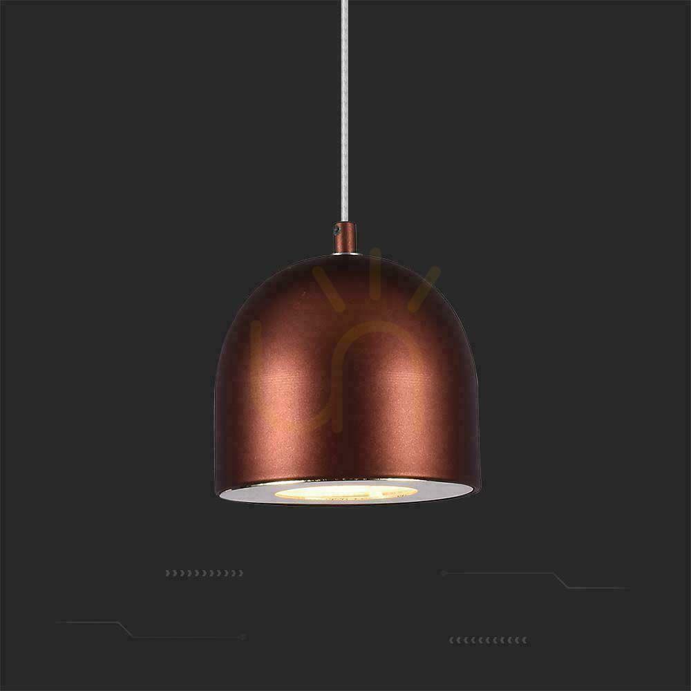 Jelölje be V-TAC LED függesztett lámpatest 8.5W 162cm Bronz VT-7794 3000K 850lm V-TAC LED függesztett lámpatest 8.5W 162cm Bronz VT-7794 3000K 850lm