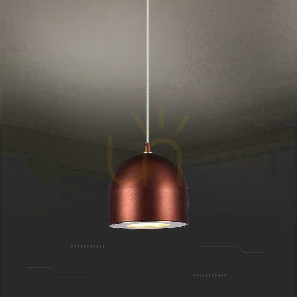 Kilátás V-TAC LED függesztett lámpatest 8.5W 162cm Bronz VT-7794 3000K 850lm V-TAC LED függesztett lámpatest 8.5W 162cm Bronz VT-7794 3000K 850lm