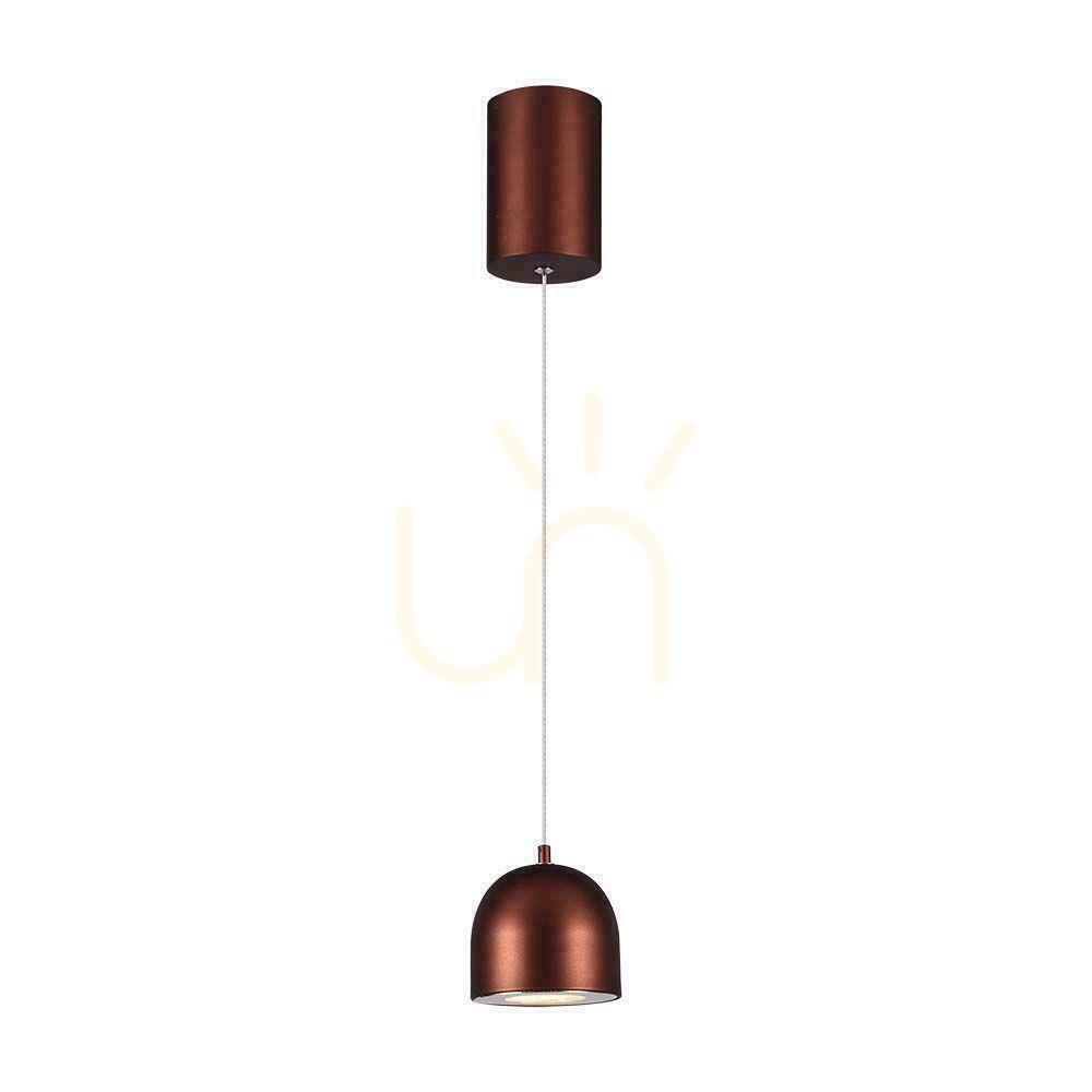 Jelölje be V-TAC LED függesztett lámpatest 8.5W 162cm Bronz VT-7794 3000K 850lm V-TAC LED függesztett lámpatest 8.5W 162cm Bronz VT-7794 3000K 850lm