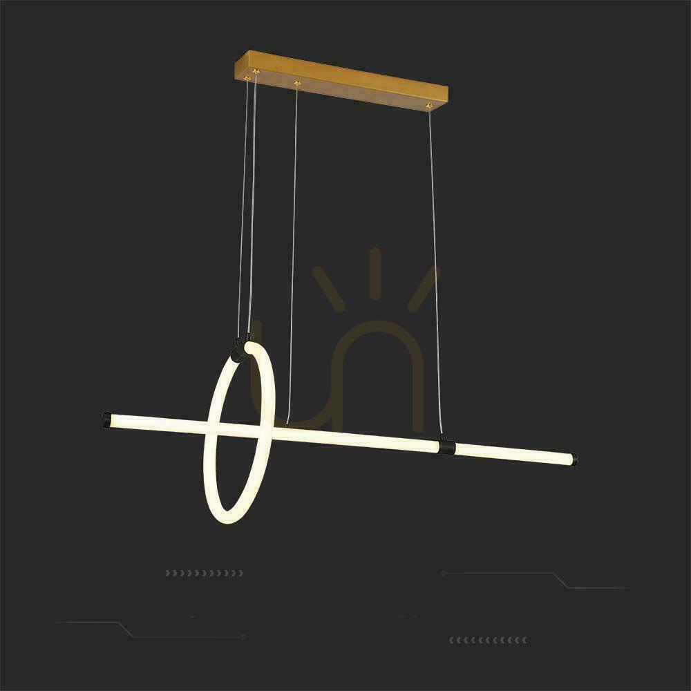 Jelölje be V-TAC 16W LED-es függesztett lámpatest Fekete VT-7818 3000K 1820lm V-TAC 16W LED-es függesztett lámpatest Fekete VT-7818 3000K 1820lm