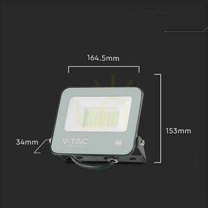 V-TAC LED projektor 30W 185Lm/W Fekete VT-4435 6500K 5550lm small 4
